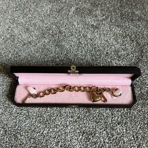 Juicy Couture Gold Charm Bracelet